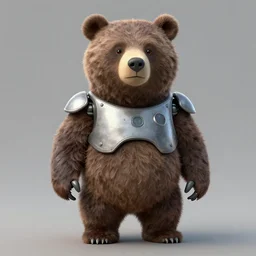 🤖🐻, digital Art,hyperrealist, artstation, greg rutkowski