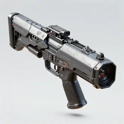 concept art of a futuristic weapon, many details, high quality, 8 k