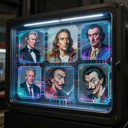 total recall artifacts, holographic case display, cyberpunk tech, ultrarealistic, futuristic, dramatic lighting, electrical details, high details, 4 k, 8 k, best, accurate, trending on artstation, artstation, photorealism, ultrarealistic, digital painting, style of peter mohrbacher, caravaggio, dali, boris vallejo, hajime sorayama