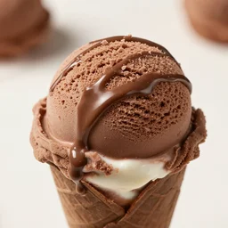 Icecream mochi chocolate flavored