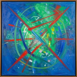 blue green red indigo art by jackson pollock, 8 k high detail,