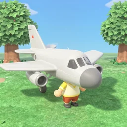 b 2 stealth bomber in animal crossing