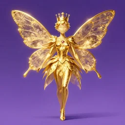 fairy prince, gold on purple, by artgerm and eko nugroho, trending on artstation