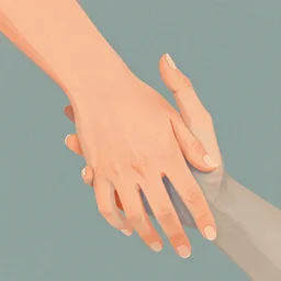 illustration of a hand by mandy jurgens, trending on artstation