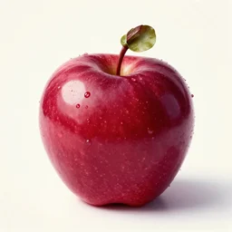 An apple made of ruby.