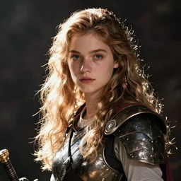 warrior girl greg rutkowski