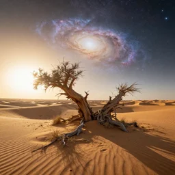 reclaimed by nature by denis sarazhin, desert reclaimed by nature cgsociety morning sun dramatic lighting galactic, archdaily, wallpaper, highly detailed, trending on artstation.