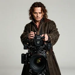 filmstill johnny depp the - lord - of - the - rings, 1 0 0 mm lens, canon eos, red cinema camera, frontal view, dynamic pose, intricate, elegant, highly detailed, centered, redshift, octane, smooth, sharp focus, zeiss lens,