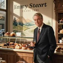 jimmy stewart owns a French bakery