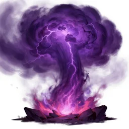 purple scarlet storm, artstation