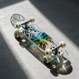 glass skatebaord
