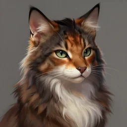 artwork of a portrait of a beautiful female furry cat, trending on artstation, furaffinity, deviantart, furry artist, ultra detailed, 8 k hdr, light study, global light, by rossdraws, jay naylor, dark natasha, wolfy nail