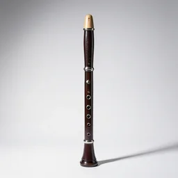 elegant recorder, studio product photography, isolated on a pure white background, centered, entire object in frame, sharp focus, soft studio lighting