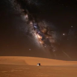 the sky on Mars, stars, cosmos, galaxies