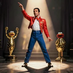 freddy mercury in sesame street