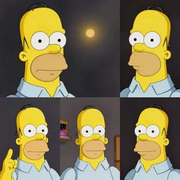 i saw this guy the other day he looked exactly like Homer Simpson. here's the pictures