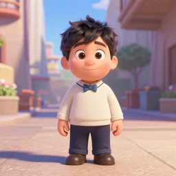 character in the style of pixar