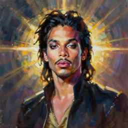 Jae lee painting of the artist formerly known as Prince