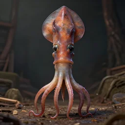 hyperrealistic dslr film still of anthropomorphic hillbilly squid, early cuyler, stunning 8 k octane comprehensive 3 d render, inspired by istvan sandorfi & greg rutkowski & unreal engine, perfect symmetry, dim volumetric cinematic lighting, extremely hyper - detailed, extremely lifelike attributes & lifelike texture, intricate, masterpiece, artstation, stunning