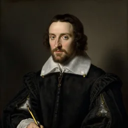 renaissance portrait painting of tobey maguire by rembrandt