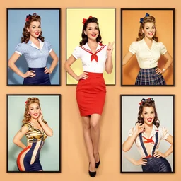 pin up paintings by steve rude