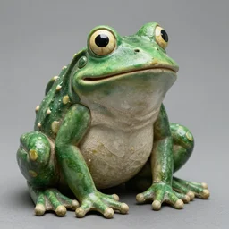 statue of human made of frog