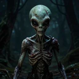 alien cinematics, creepy horror, 8 k