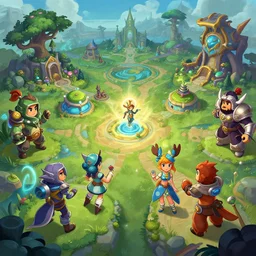 photo cartoon illustration comic manga painting of zone 5 1 environement : 6 fantasy environement, digital painting, volumetric lighting by feng zhu, 3 d alejandro alvarez alena aenami artworks in 4 k beeple, by thomas kinkade hearstone league of legends dofus overwatch