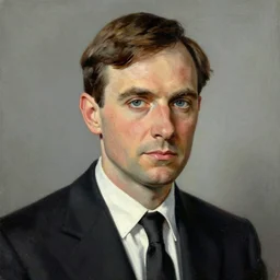 alan turing portait painted by norman rockwell
