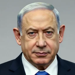 a portrait of benjamin netanyahu by wayne barlowe