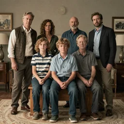 family photo, still from a HBO psychological drama, 2018 cinematography