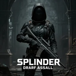 splinter cell: dwarf assault, cinematic poster, tense, menacing, shadowy, diffuse lighting, intricate, elegant, highly detailed, lifelike, photorealistic, dramatic