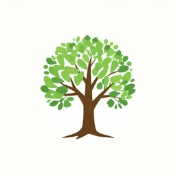 a logo of a tree