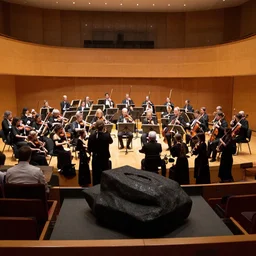 mosh pit in an orchestra concert
