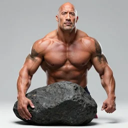 dwayne johnson wrestling a rock