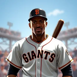 barry bonds, san francisco giants character sheet design, mlb 2 1 the show, playstation 4 render