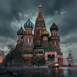 postapocalymtic moscow from metro 2 0 3 3, very beautiful epic concept illustration, artstation, darek zabrocki, noah bradley,