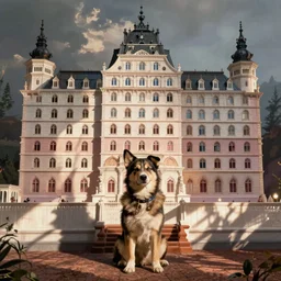 husky, from the grand budapest hotel