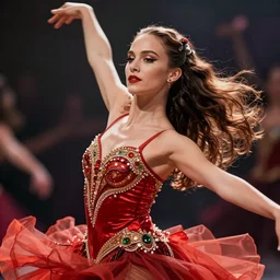 anime natalie portman ballroom dancer, intricate portrait by greg rutkowski, trending on pixiv