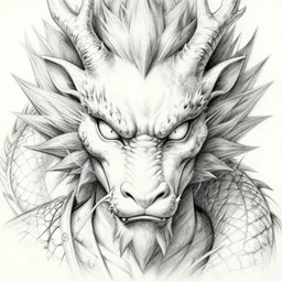 highly detailed picture of great dragon, sketch, manga, perfectly face, highly detailed, masterpiece, trending on artstation, golden ratio, fantastic, perfect intricate highly detailed, detailed, painting by akira, masashi kishimoto,, digital art, 8 k