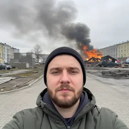 last selfie from ukrain after nuklear war