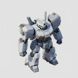 Isometric 3d octane render of Mech pieces