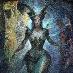 epic portrait of menacing and agitated yet stunningly beautiful biomechanical djinn overseeing the iridescent fabric of the universe, by charlie bowater, mandy jurgens, gustav klimt, octane render, dramatic camera angle, 4k, 8k, high detail, HDR, by tom bagshaw, powerful, with inspiration from Beksinski, inspired by greek goddess Athena