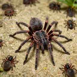 a   room full of spiders and centipedes