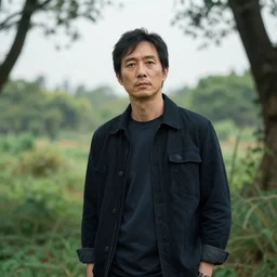 a portrait of a character in a scenic environment by Mark Power