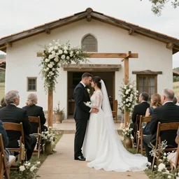a rustic modern wedding