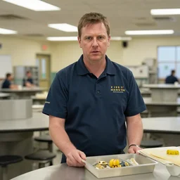 jared fogle working in a prison cafeteria