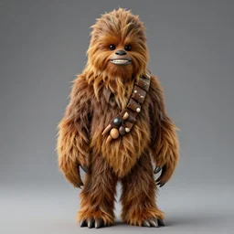 a shaved chewbacca