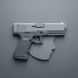 face icon stylized minimalist glock! justin trudeau glock!, loftis, cory behance hd by jesper ejsing, by rhads, makoto shinkai and lois van baarle, ilya kuvshinov, rossdraws global illumination