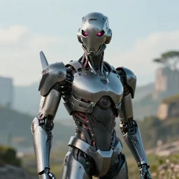 a portrait of technoblade with background scenery by juergen teller, iris van herpen